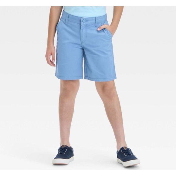 Cat & Jack Other - CAT & JACK Chino Shorts‎ Size 10 Boys Kids 100% Cotton Blue Comfort Pockets